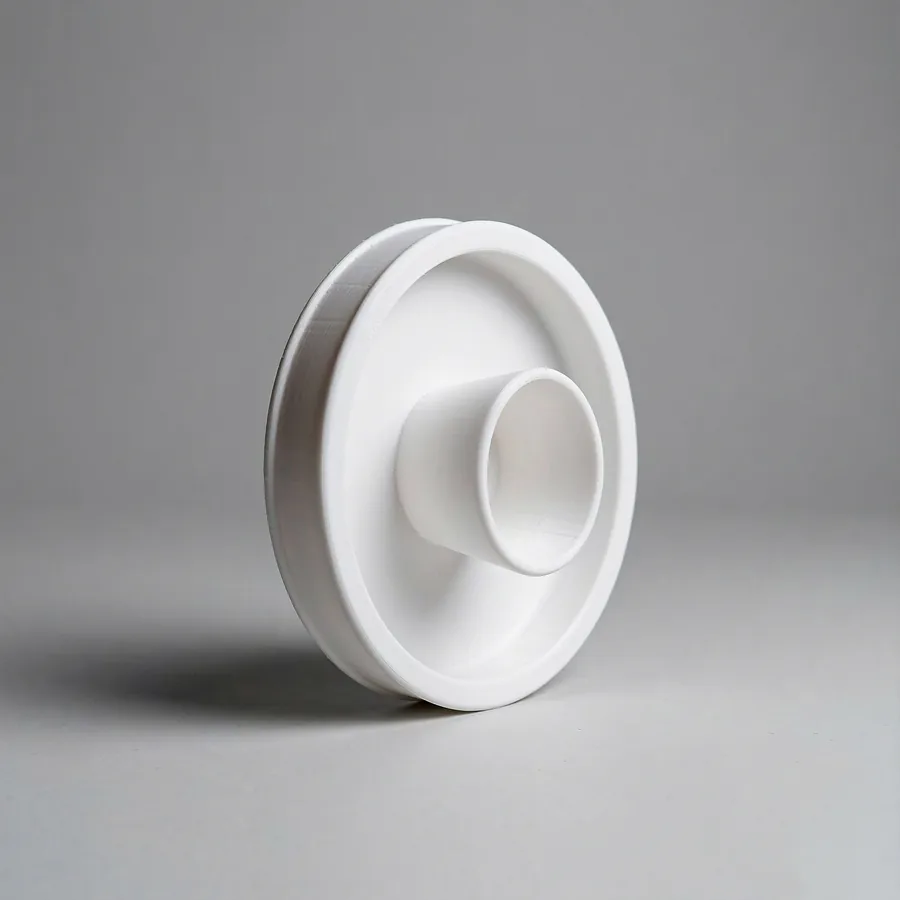 Venturi blanco impreso en 3D para competición